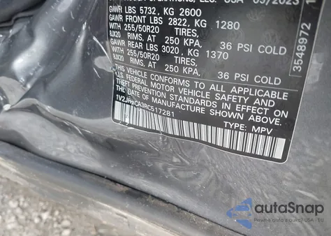 2024 Volkswagen Atlas 2.0T Se W/Technology из США, поврежденный, VIN 1V2JR2CA3RC517281